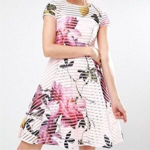 Ted Baker Pink Lace Detail dress